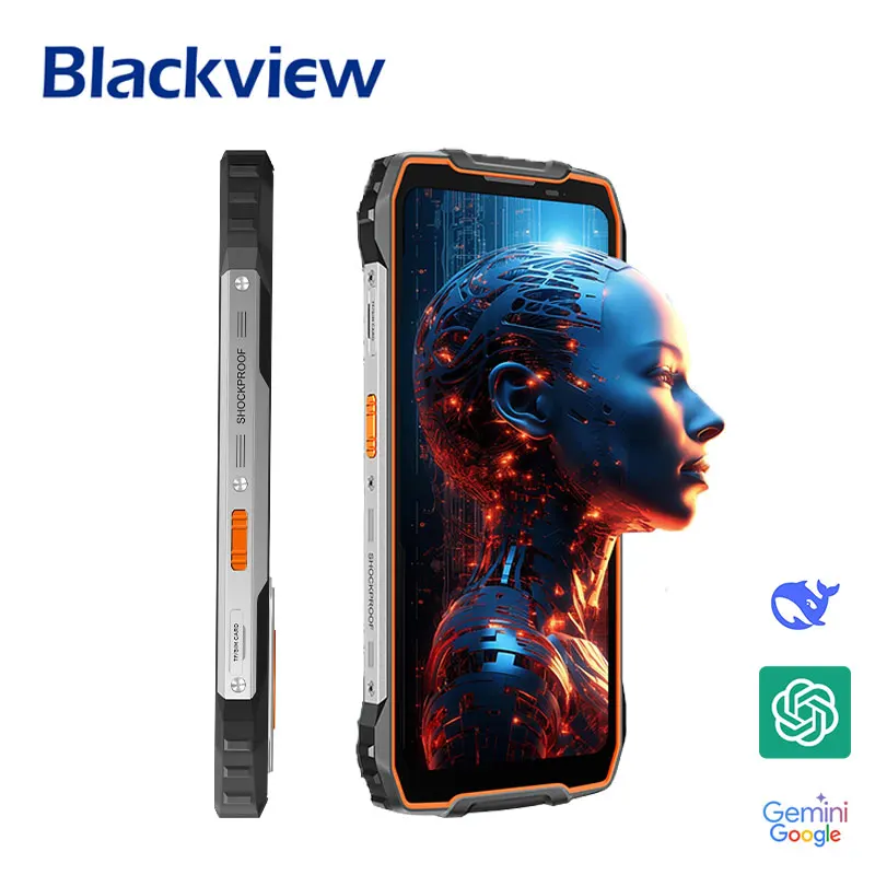 Blackview BL7000 AI 5G Robustes Android-Smartphone 15, MTK 6300, 6,78" FHD+ 120Hz, 7500mAh/33W, Robustes Smartphone Dual SIM NFC/IP69K