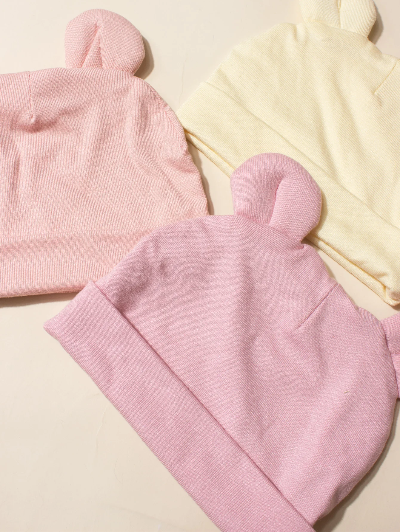 3pcs Baby Hat Set - Ideal for 0 - 2 Years Newborns, with Bear Ears Hat, Suitable for Baby Boy & Girl Fall Clothes