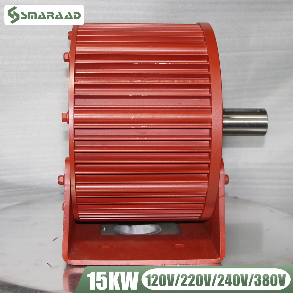 

Factory price Low Speed 15kw 220V 380V Gearless Permanent Magnet Generator AC Alternators Use For Wind Turbine Water Turbine