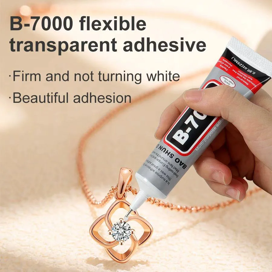 B7000 Клей для драгоценных камней, используемый для изготовления и ремонта драгоценных камней, страз, поделок из металла, бриллиантов и ткани
