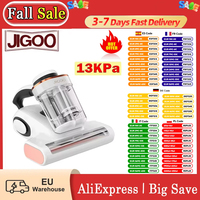 Jigoo J300 Dual-Cup Smart Mite Cleaner 500W with 13Kpa Suction Dust Mite Sensor Dual-Cup Design Metal Brushroll 55 ℃   Hot Air