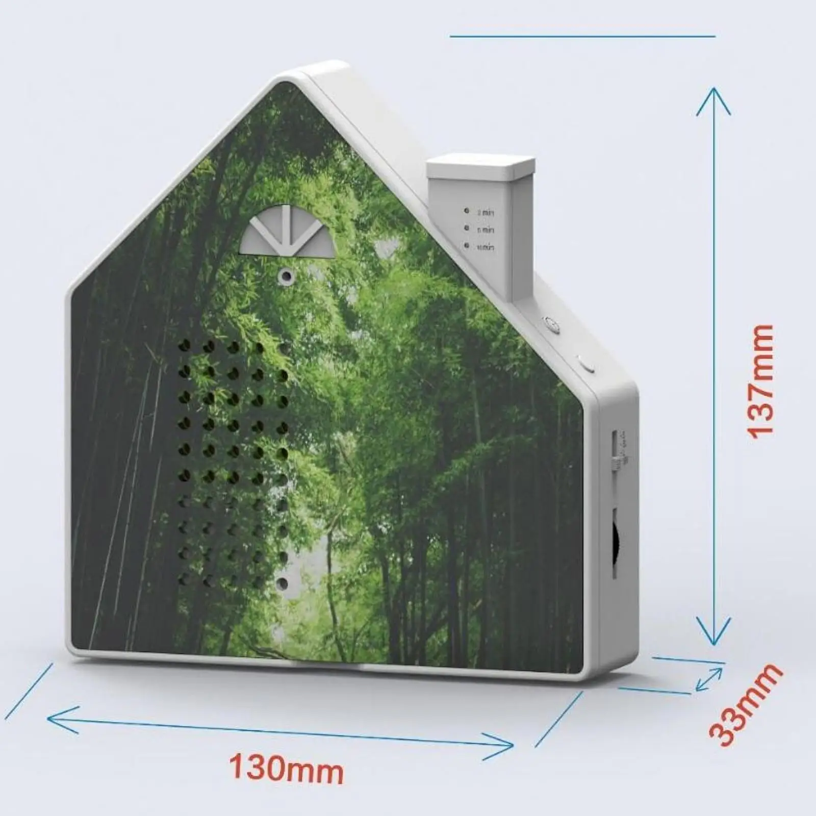 Vogeluid Muziekdoos Lichtgewicht Realistische Vogel Tjilpen Klankkast Binnen Omgevingsgeluid voor Thuis Slaapkamer Tuin Bewegingssensor