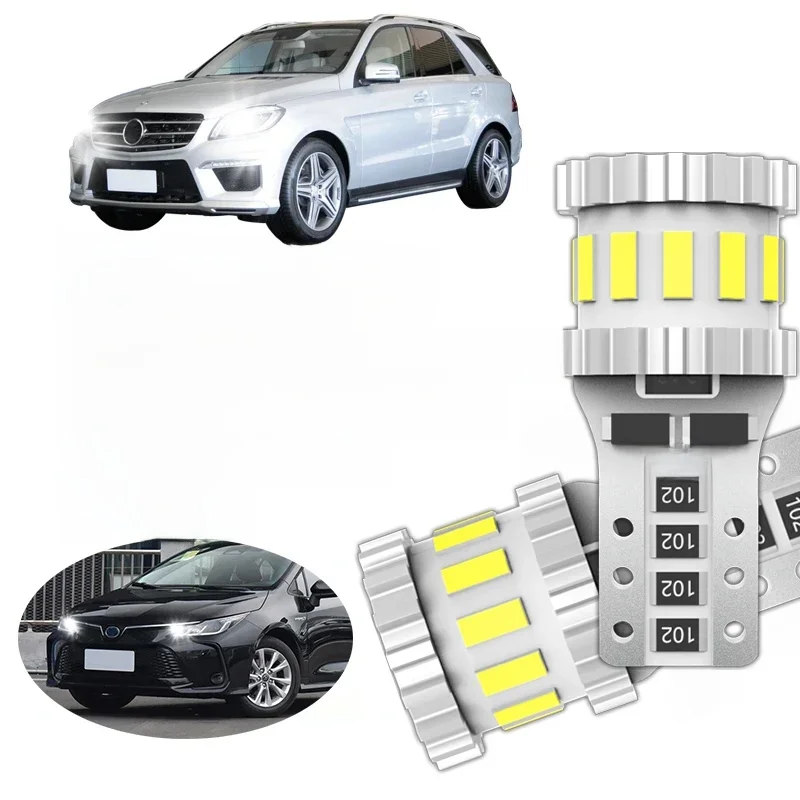 2szt. żarówek LED T10 do Mercedes Benz MB M ML Class W163 W164 W166 ML350 ML320 ML500 ML400 Wewnętrzne światła obrysowe — zdjęcie 2