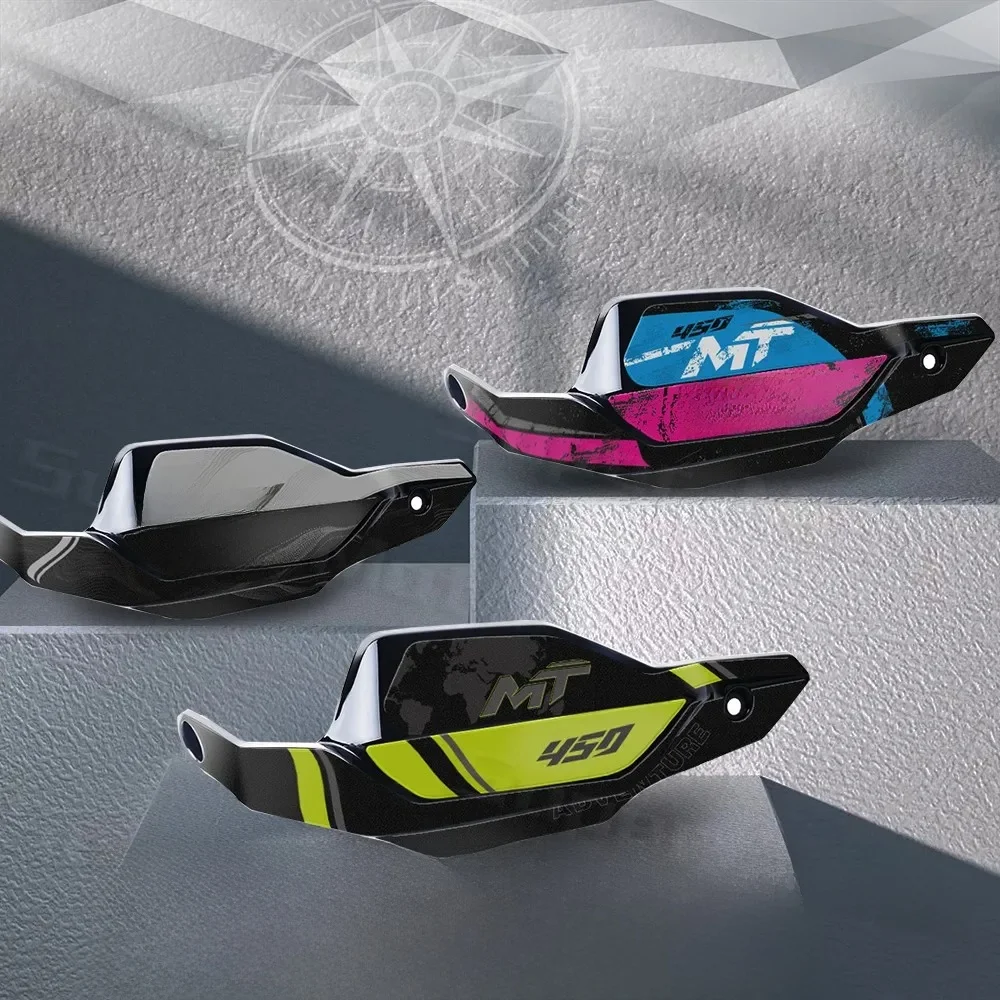 NEUE 450 MT Abenteuer 2024 Motorrad Zubehör Aufkleber Hand Guards Deflektoren Aufkleber Für mt450 450MT MT 450 450 mt adv 2024