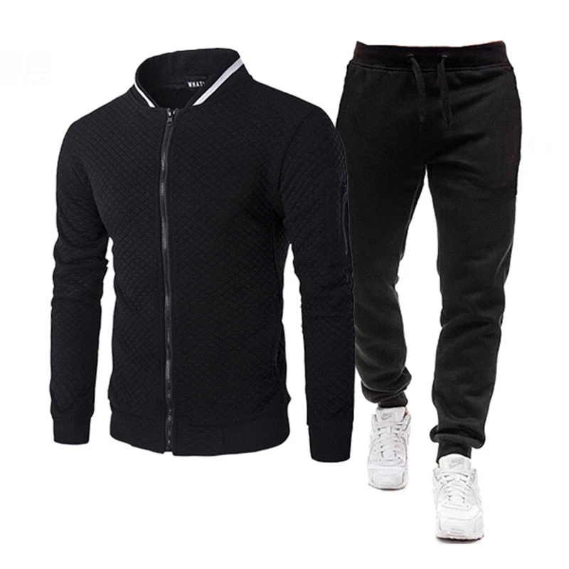 Men\'s Tracksuit Autumn Clothes Sportswear Two Piece Set Men Jacket Sweatpants Brand Clothing Male Sweatsuit Sports Suits Husband