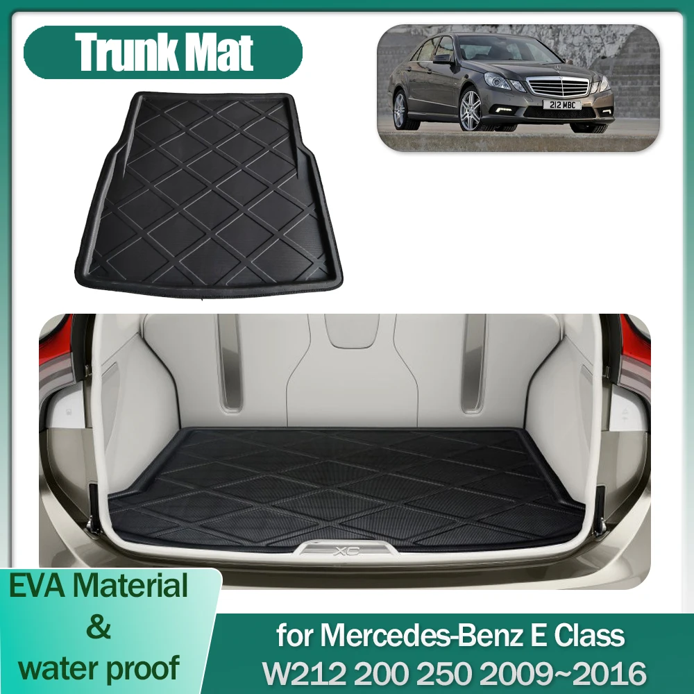 

Car Trunk Mat for Mercedes-Benz E Class W212 200 250 2009~2016 Luggage Boot Liner Cargo Floor Carpet Waterproof Cover Accessorie