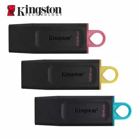 Kingston USB Flash Drives Pendrive 256Gb 128Gb 64Gb DTX Pocket USB 3.2 Gen1 Mini Key Usb Flash Drive Memory Stick fot Numeral PC