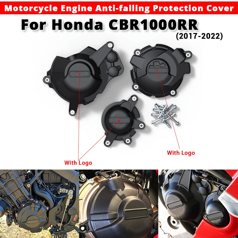 For Honda CBR1000RR 2017-2022 Motorcycle Engine Anti-falling Protection Cover slip on Honda CBR1000RR  Engine Crash Protection