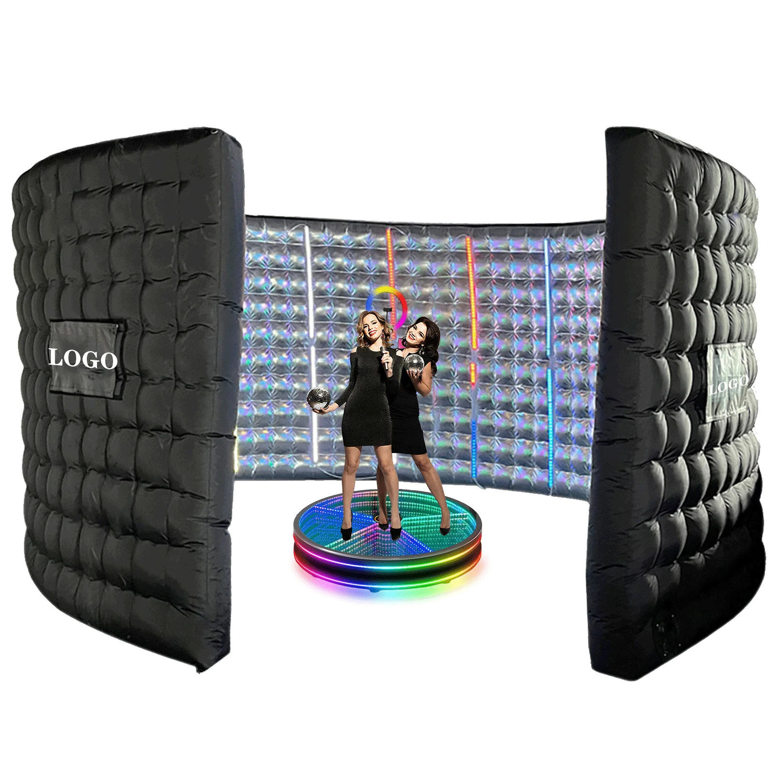 

Inflatable Photo Booth Tent Background Photobooth Enclosure 360 Photo Booth Enclosure Inflatable Backdrop For Weddinds Parties