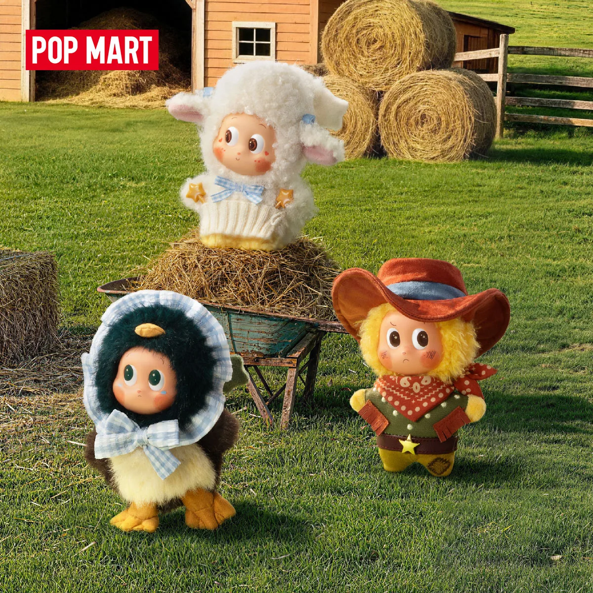 【EU EXCLD】POP MART Twinkle Twinkle Farm Tales Series - Ciondolo in Vinile e Peluche, Scatola a Sorpresa 1 Pezzo/6 Pezzi, Regalo Carino