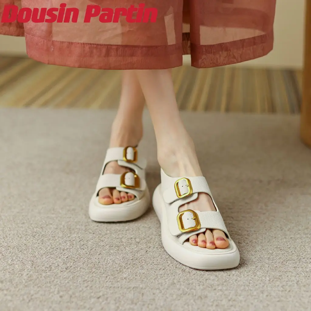 Dousin Partin 2022 Ankle Strap Gladiator Women Sandals Fashion Casual Comfortable Spring Summer Platforms Size 34-39