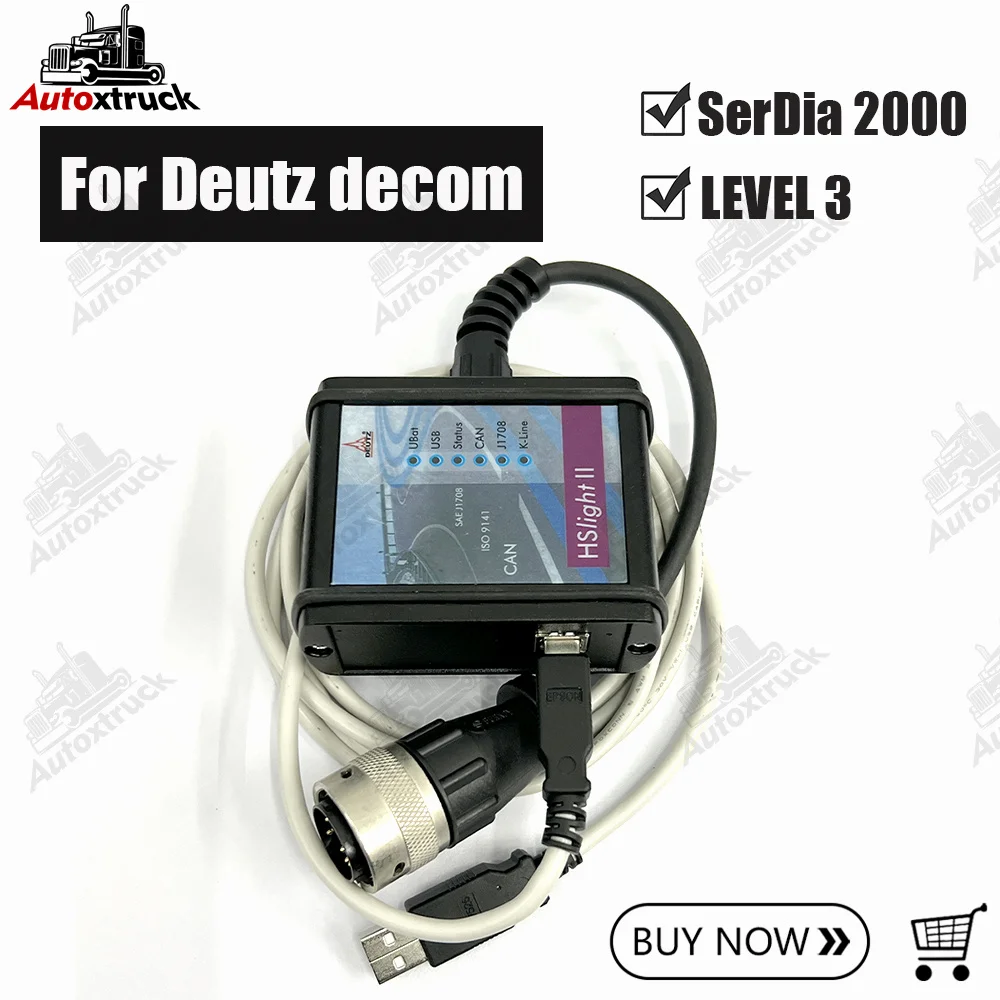 For Deutz Controllers EMR3a SerDia 2000 DEUTZ HS Support CAN heavy duty Diesel diagnostic Scanner tool