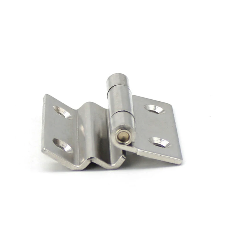 

Double Right-Angle Bent Hinge for Industrial Cabinets and Equipment, Folding 304 Stainless Steel 180 Degrees