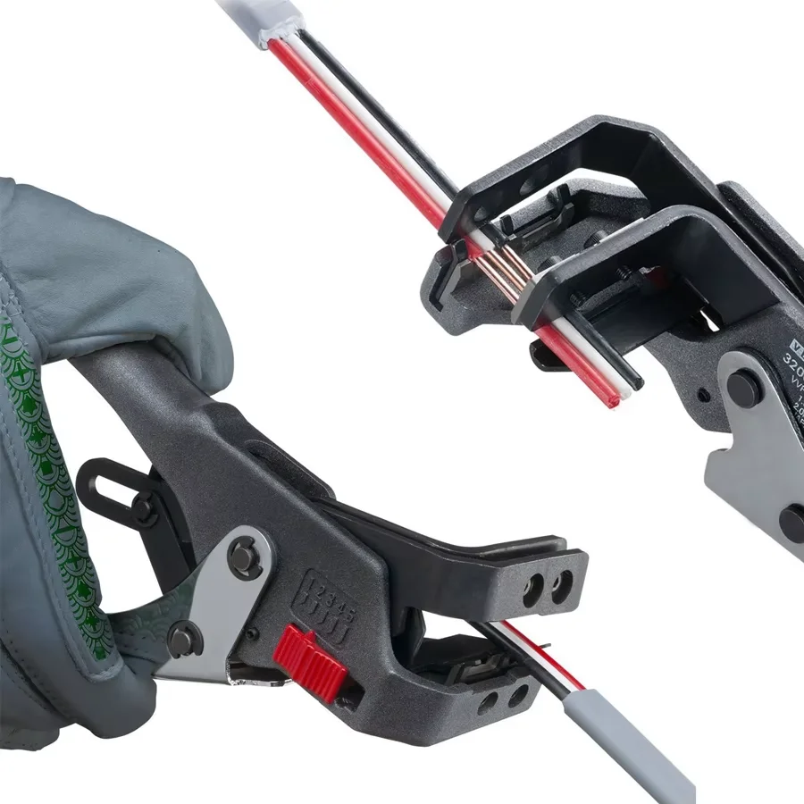 VESSEL 3200VA-1 VA Wire Stripper for VVF EM-EEF Compatible with Electricians Skill Tests Electrician Stripping Plier Cable Strip