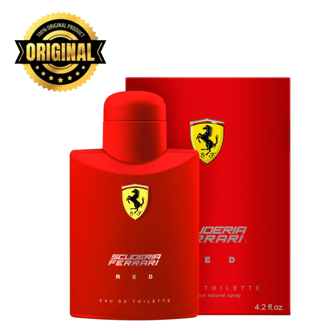 Scuderia Ferrari Red Eau de Toilette-Men's perfume 125ml original sealed perfume