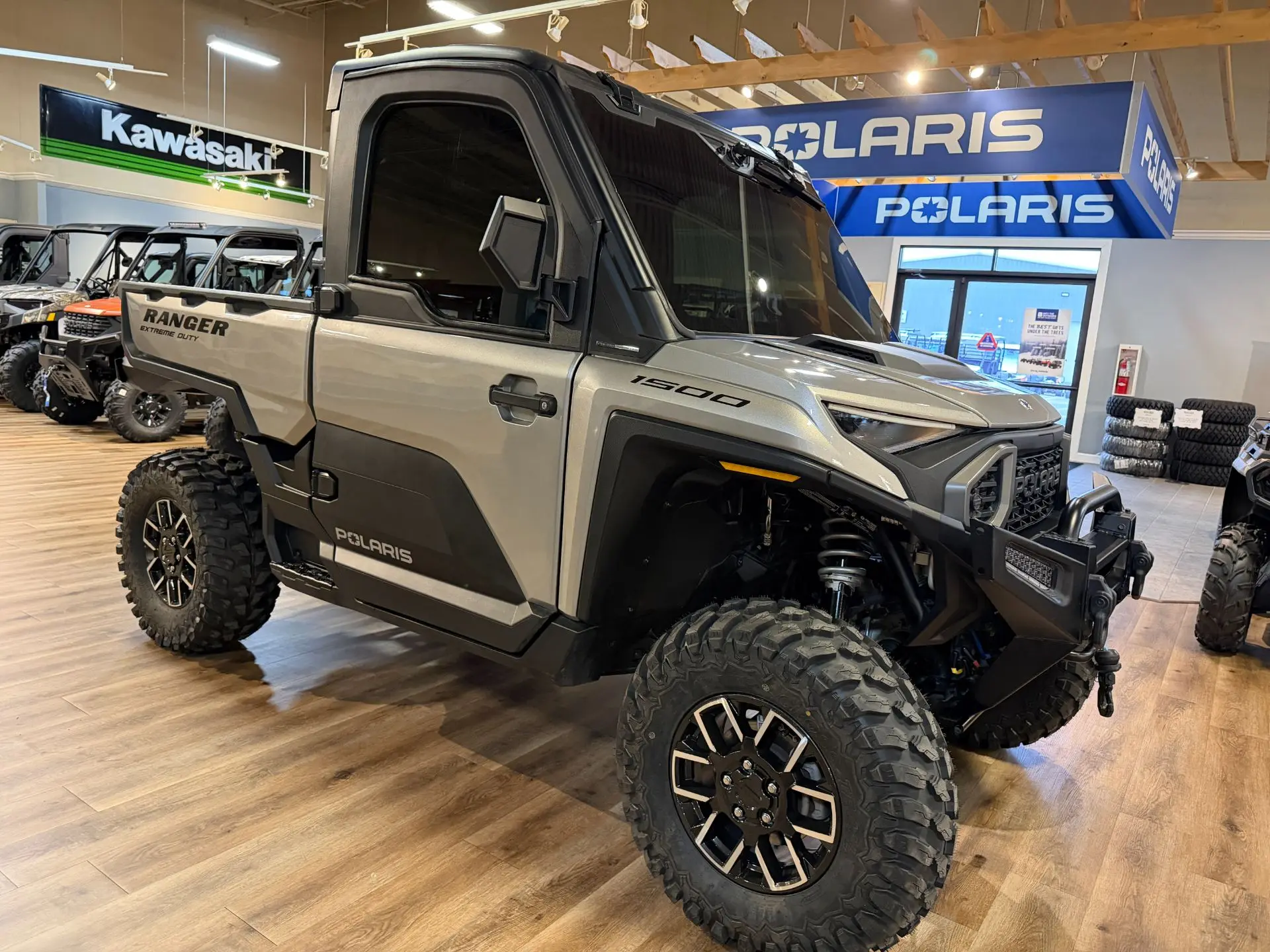 

TOP SALES NEW QUALITY OFFERS Polaris Ranger XD 1500 NorthStar 4x4 UTV Diesel Cab Heat AC Off Road Work Vehicle