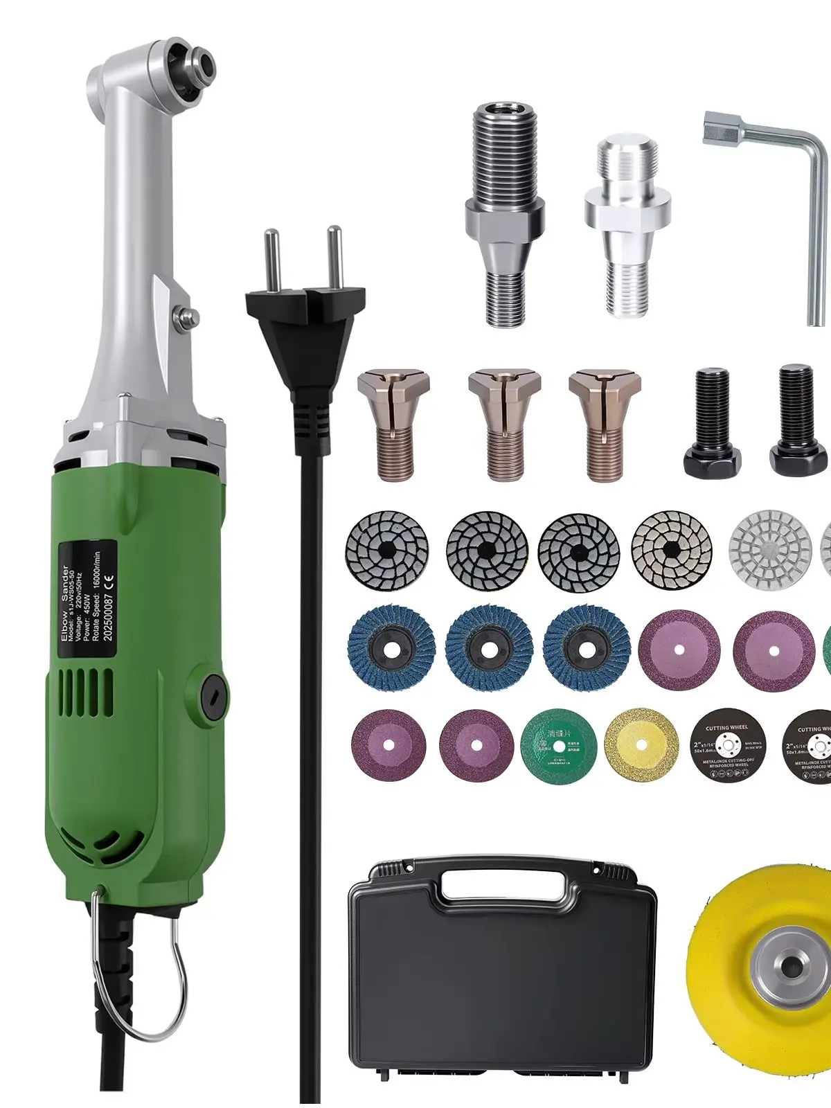 220V elektrischer Keramikschleifer zum Verkleben von Fliesen, 450W, 6 Geschwindigkeiten, Gerader Schleifer, Polierer.