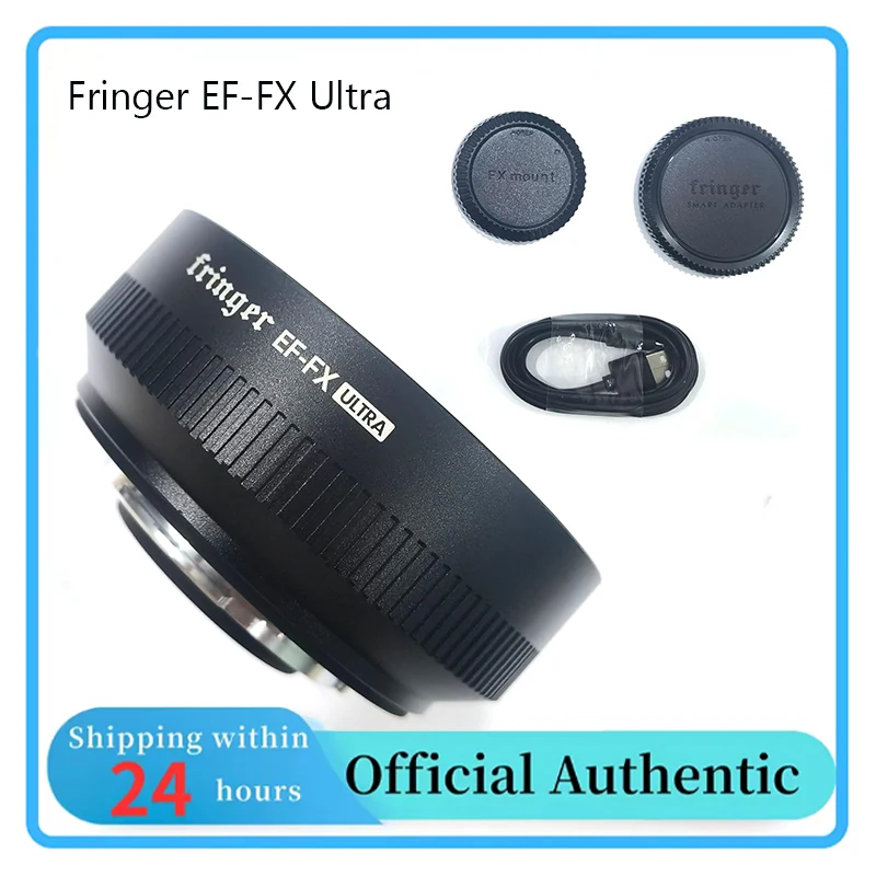 EF‑FX Ultra Lens Adapter,0.74x Focus Reduction,1‑Stop Aperture Boost,Auto Focus for Canon EF to Fujifilm X‑Mount Camera