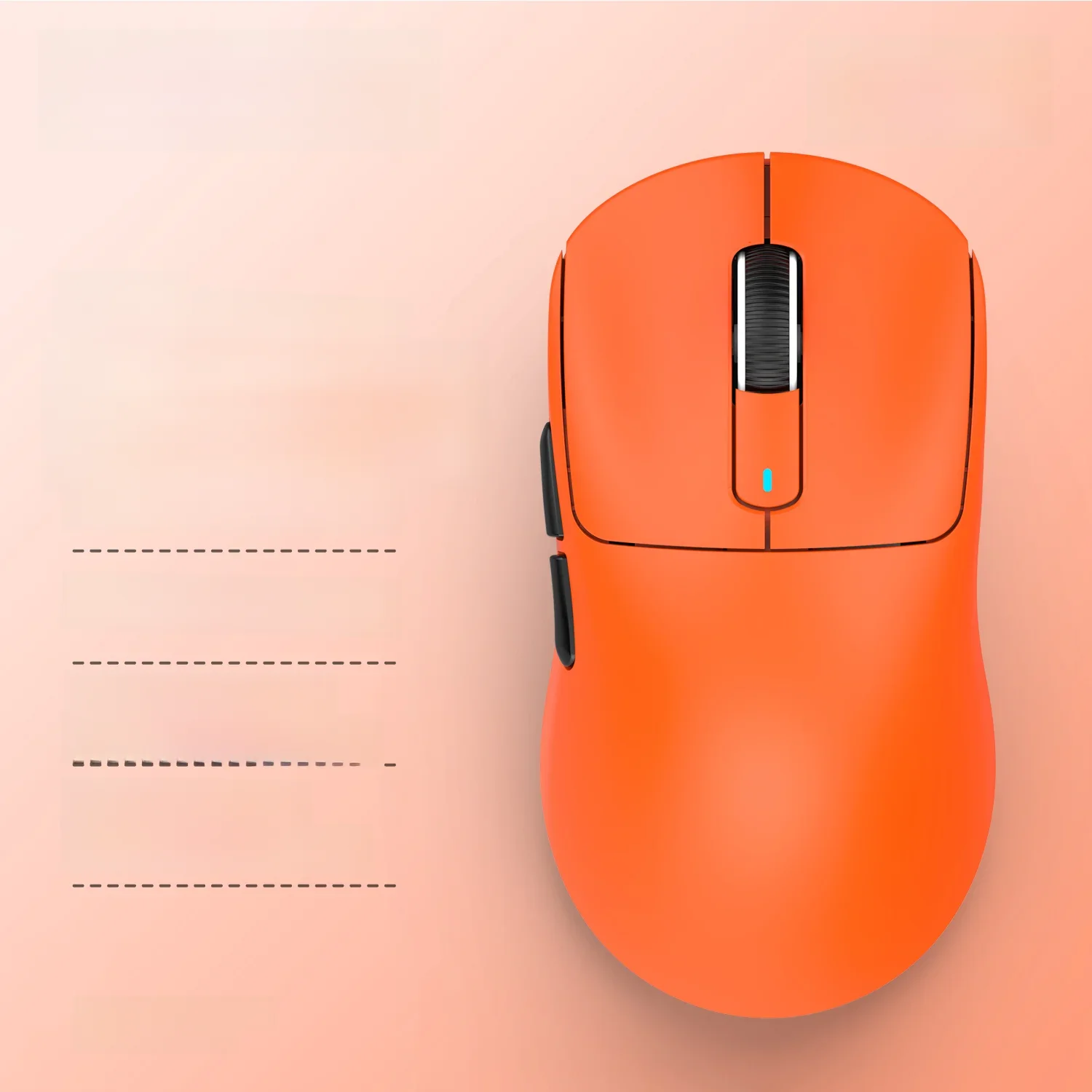 Macro sem fio Bluetooth Gaming Mouse, ATAQUE SHARK, cor vermelha, 4K Return, conexão Bluetooth