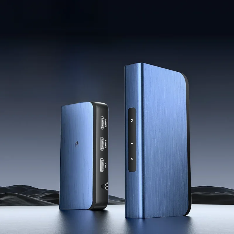 Vention HDMI Splitter 1 In 2 Out HD 4K/60Hz HDMI Switch HDMI 1.4 1x2 Adapter With Power Supply for Xbox PS4 TV HDMI 2.0 Switcher