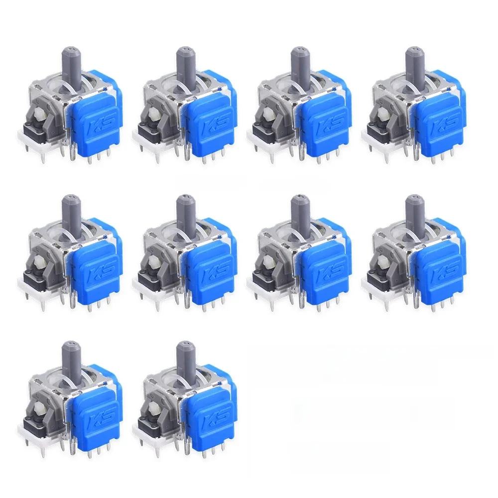 10szt TMR Joystick elektromagnetyczny do PS4 PS5 Gamepad 3D Analogowy wymienny drążek do kontrolera XBOX NS Thumbstick — zdjęcie produktu 7