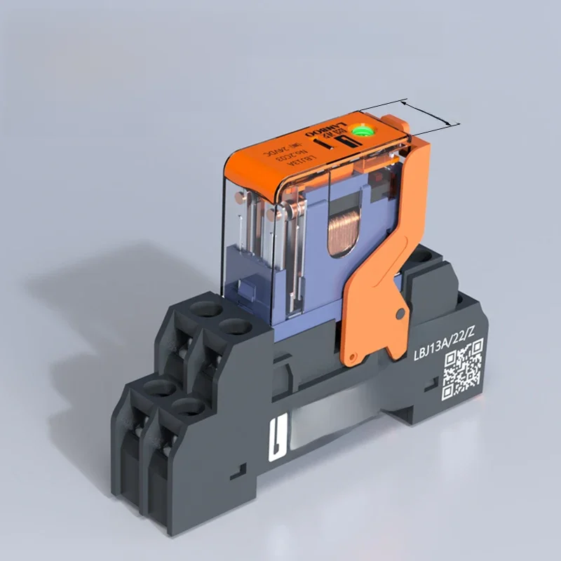LANBOO J13A série relais intermédiaire relais auxiliaire 5pin 8pin 10A 12A DC12V DC24V AC220V tension personnalisée et clé de test
