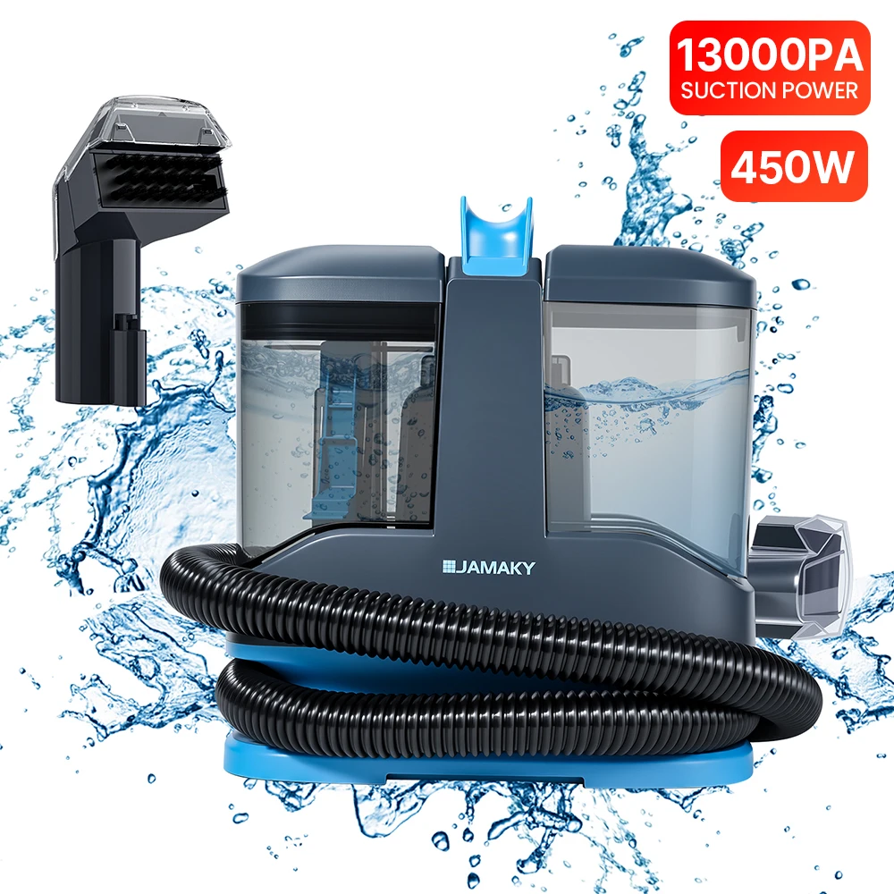 Draagbare Tapijtreiniger Machine 750W 15KPA Multifunctionele Handheld Mijt Remover Sofa Tapijt Natte Cleaner voor Sofa Autostoel