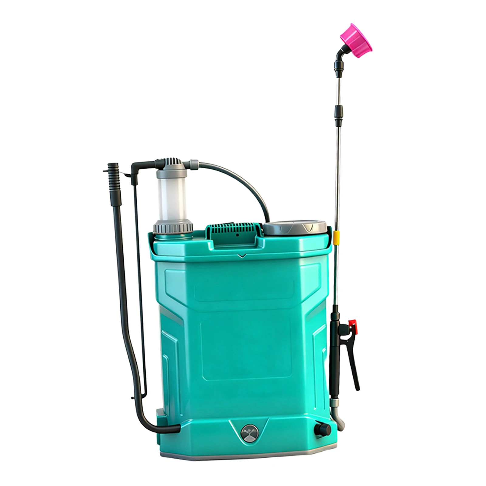 

Backpack Sprayer Manual/Electric Double Purpose Rechargeable with Shoulder Strap for Agricultural Pet Bathing Orchard Watering