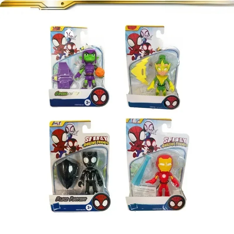 Figurines de super-héros Spider-Man Spidey Man et ses amis magiques, Version Q, modèle d'action à collectionner, jouet cadeau
