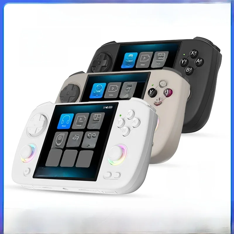 ANBERNIC RG Cubexx Retro Handheld-Spielekonsole 3,95" IPS 720*720 Bildschirm Linux 64bit Unterstützung WiFi Bluetooth Streaming Videospiele