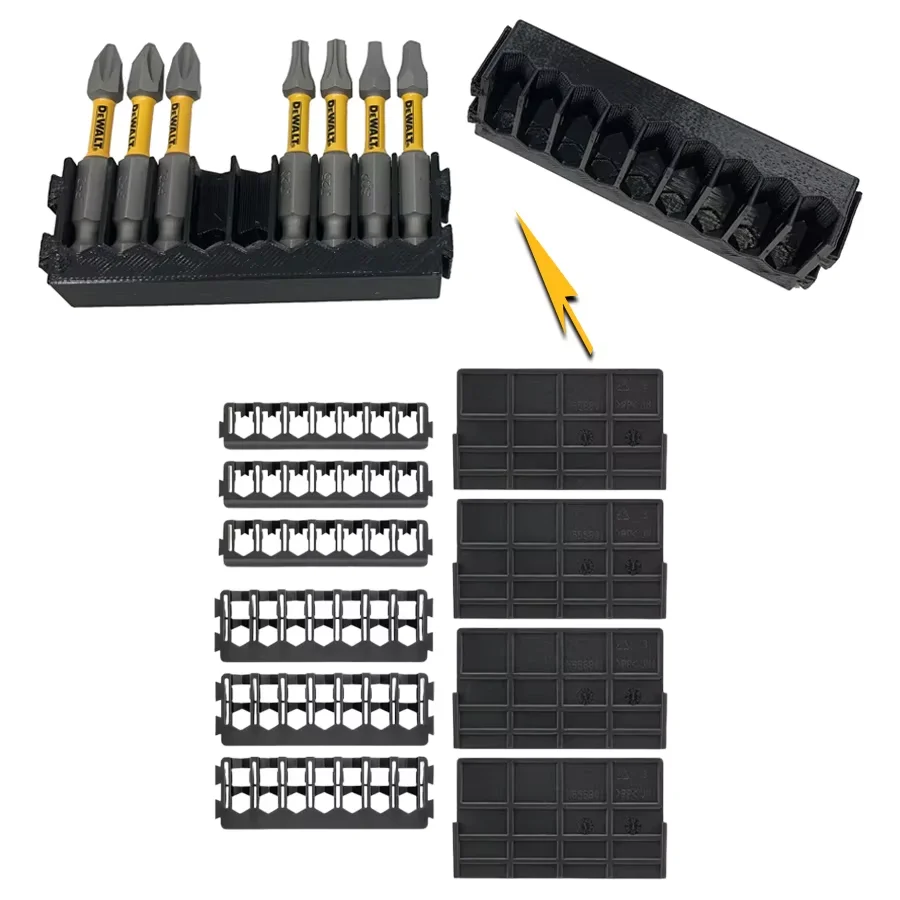 DEWALT DT70805 Insert Bundle Pack for Tough Case Organiser Set Plastic High Hardness Batch Head Socket Partition Tool Attachment