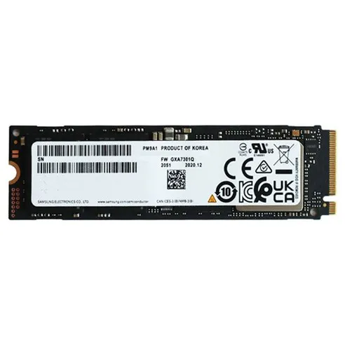 Samsung PM9A1M. 2 NVME 512GB (parallel) bulk