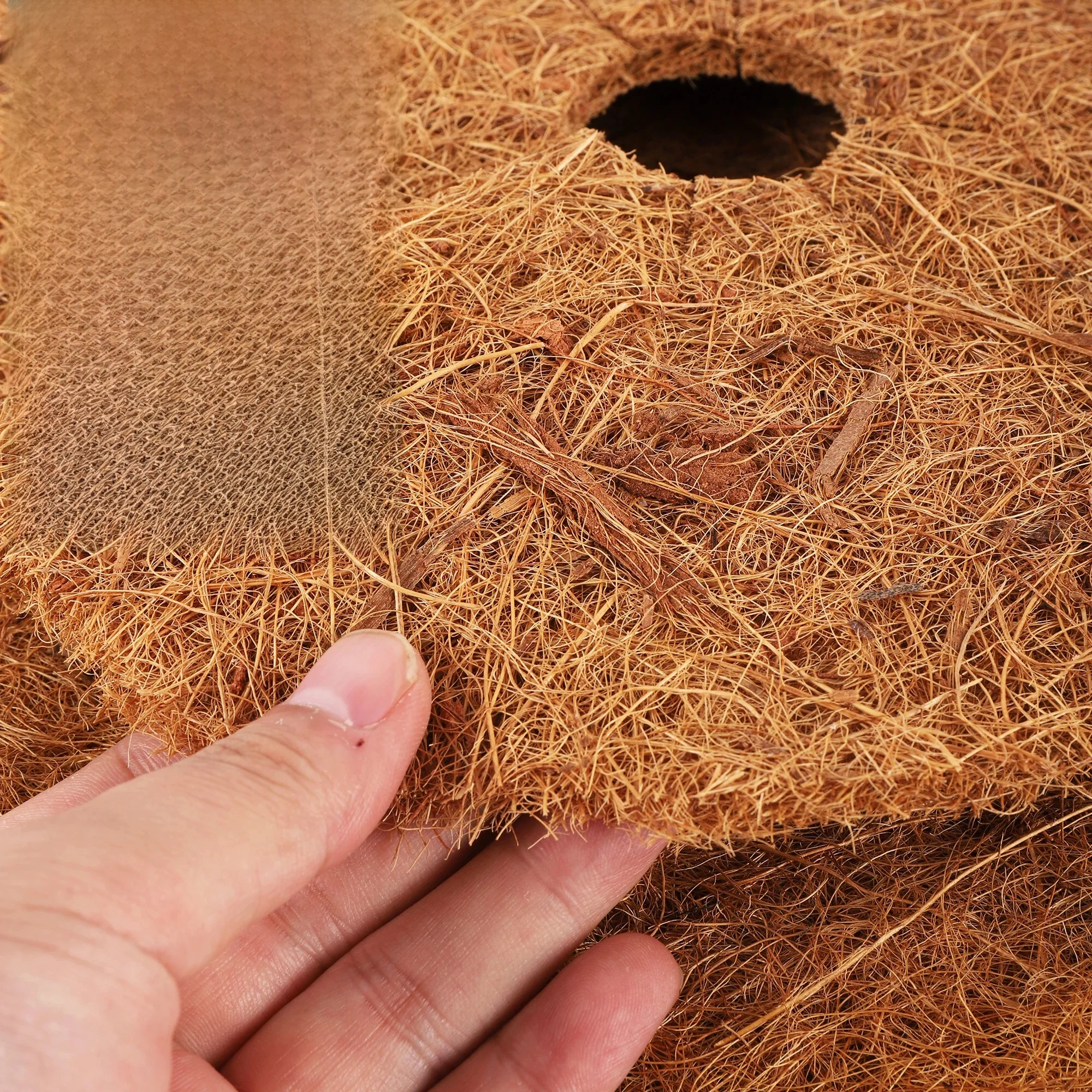 Paillis de racine d'arbre rond, polymère protecteur, fibre AMP, pot de bonsaï, anti-mauvaise herbe, garde au chaud, coussin de revêtement hydratant pour le sol, 25 cm, 30 cm, 35 cm, 40cm