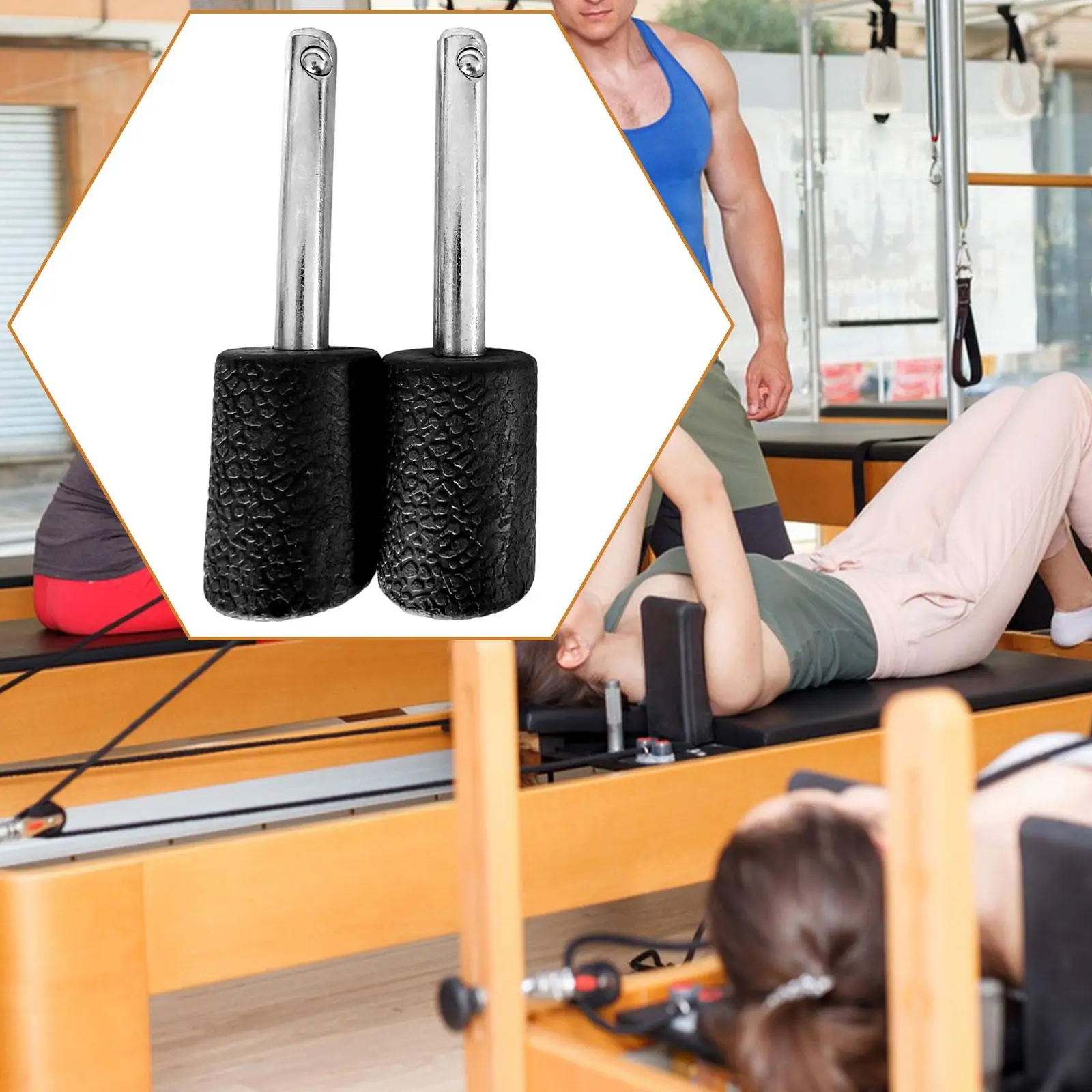 2Pcs Pilates Reformer Stopper Spare Part Premium Easy to Install High Reliability Enhanced Performance Workout Accessories