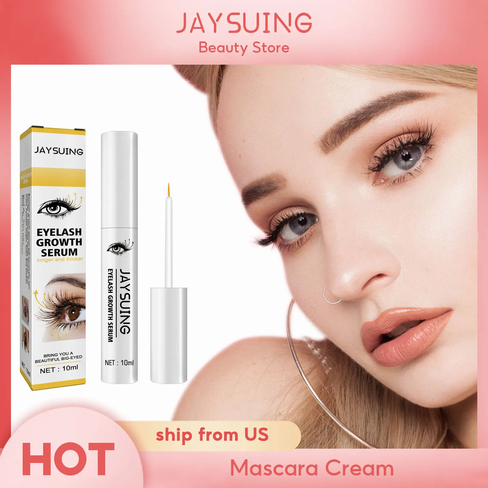 Deeply Nourish Eyelashes Supplement Root Cell Nutrition Promote Eyelash Growth Flexible Eyes Natural Curly Eyelash Growth Serum