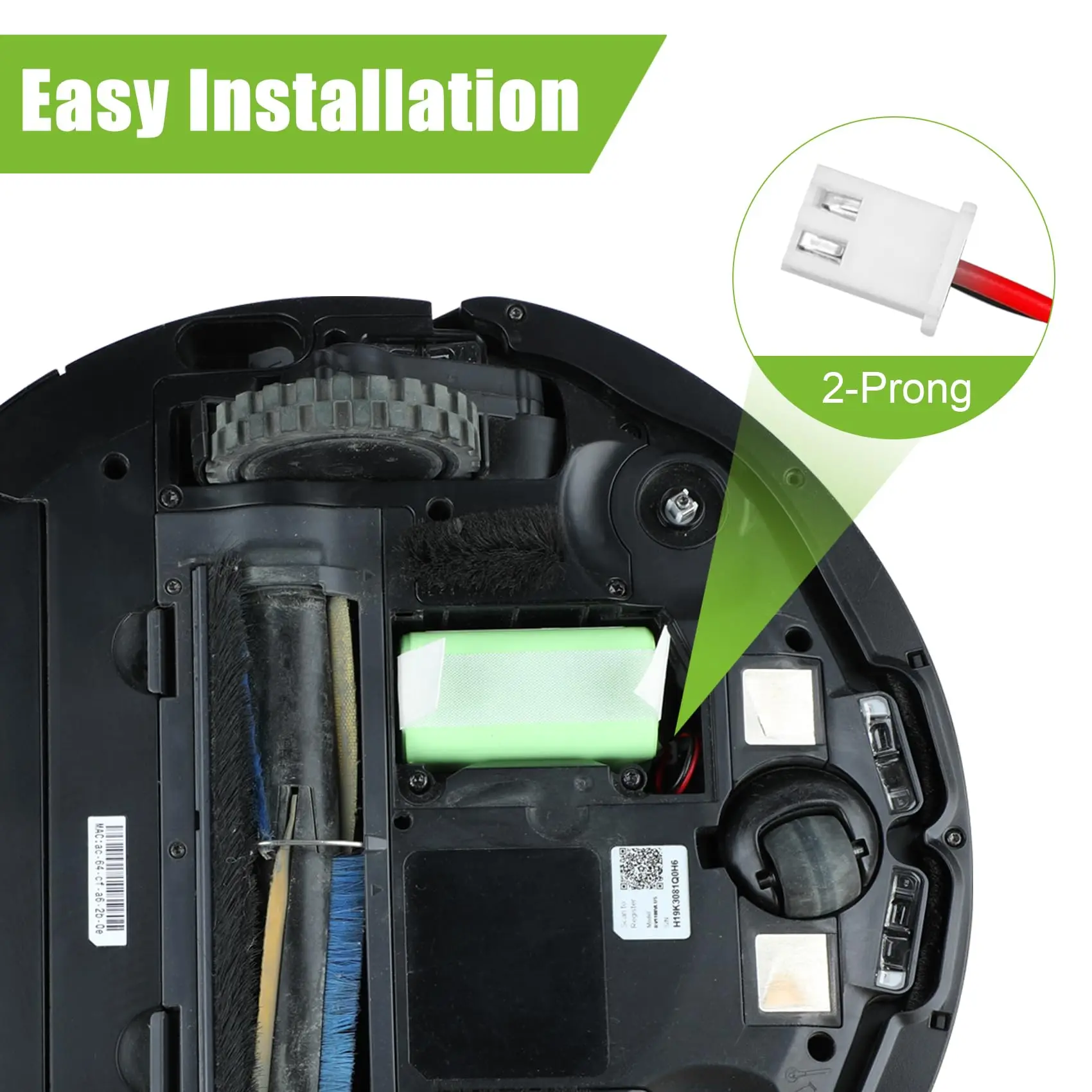 KUNLUN 3,0 Ач RVBAT850 Аккумулятор для робота Shark Ion RV1001AE R75 R85 R761 RV850 RV1000S RV1000VL RV700_N RV720_N Вакуумный аккумулятор