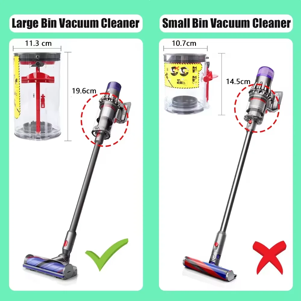 Large Dust Bin For Dyson V11 V15 SV14 SV15 SV22 Vacuum Cleaner Spare Replacement Dust Bucket Canister Sweeping image 4
