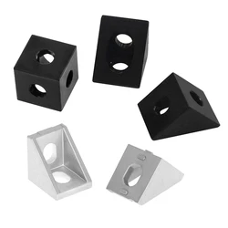 2020 Aluminum Block Cube Prism Connector Wheel Regulator Corner V-slot Three Way Connector 90 degree Angle
