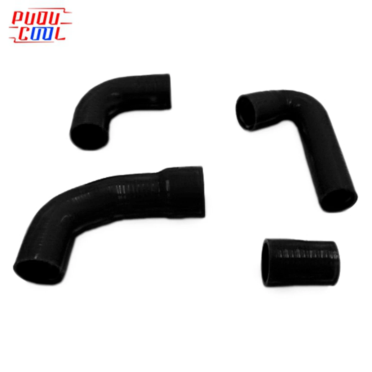 For Fiat Uno Turbo i.e 1.4 MK2 1989-1995 1990 1991 1992 1993 1994 Intercooler Silicone Hoses Tubes Pipe Kit 4Pcs 10 Colors