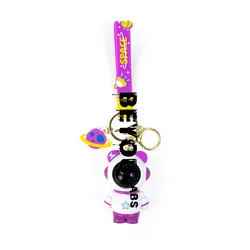 Rechargable Lights Up Ornament Gift Spaceman Screen Flashing Keychain Decoration Silicone Cycle MMABAR 510 Threaded