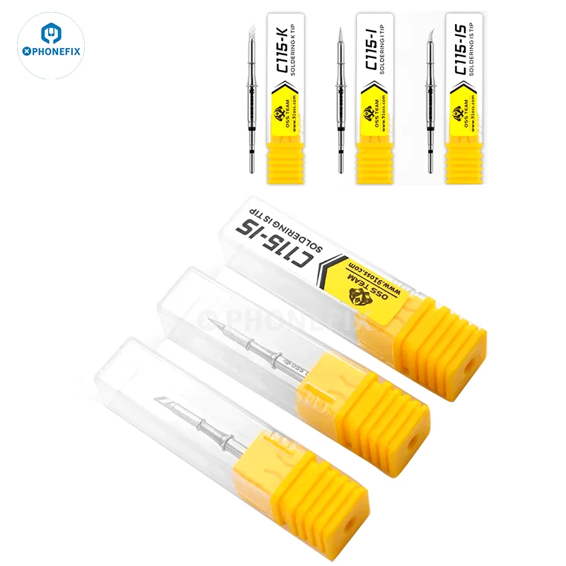 OSS Tips C245 C210 C115 Universal C245 C210 C115 Soldering Iron Cmpatible SUGUN Maant GVM OSS AIXUN  I2C JBC Soldering Station