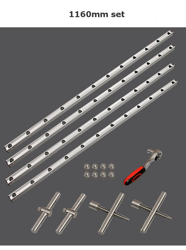 

Set of 2 W-new Panel Glue-up Clamps 1160mm (1040mm actual) - Upgraded Version