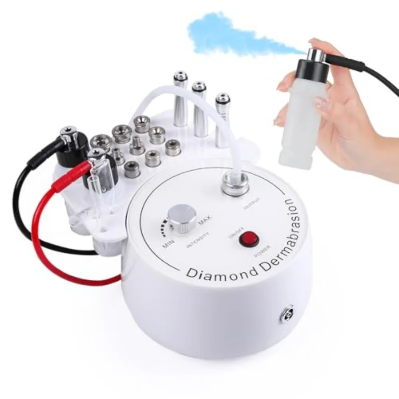 

3 in 1 Diamond Microdermabrasion Machine Spray Exfoliation Beauty Device Facial Skin Care Tool Gift for Women Home Spa Use