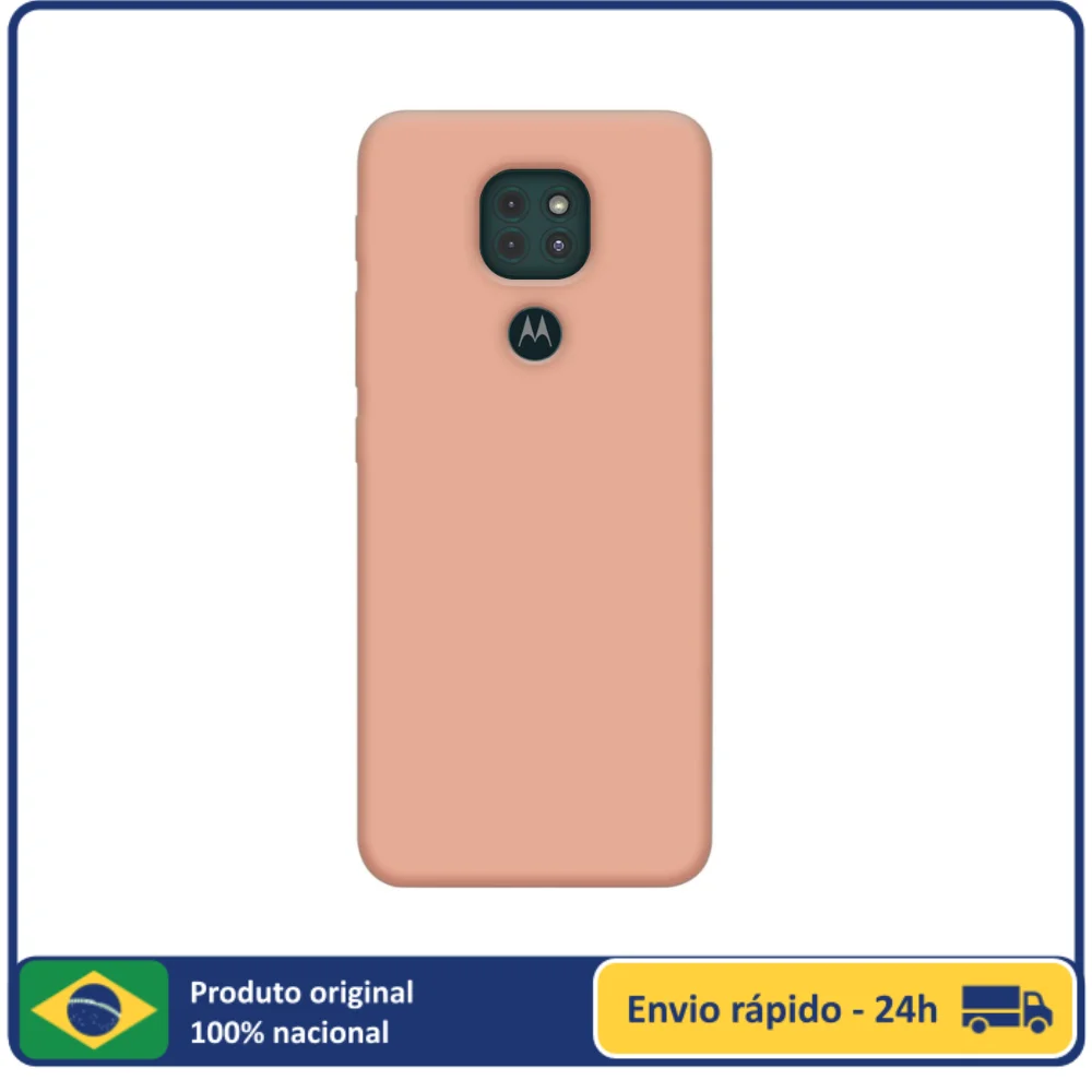 SIMPLE SMOOTH MOTO G9 PLAY PINK COVER