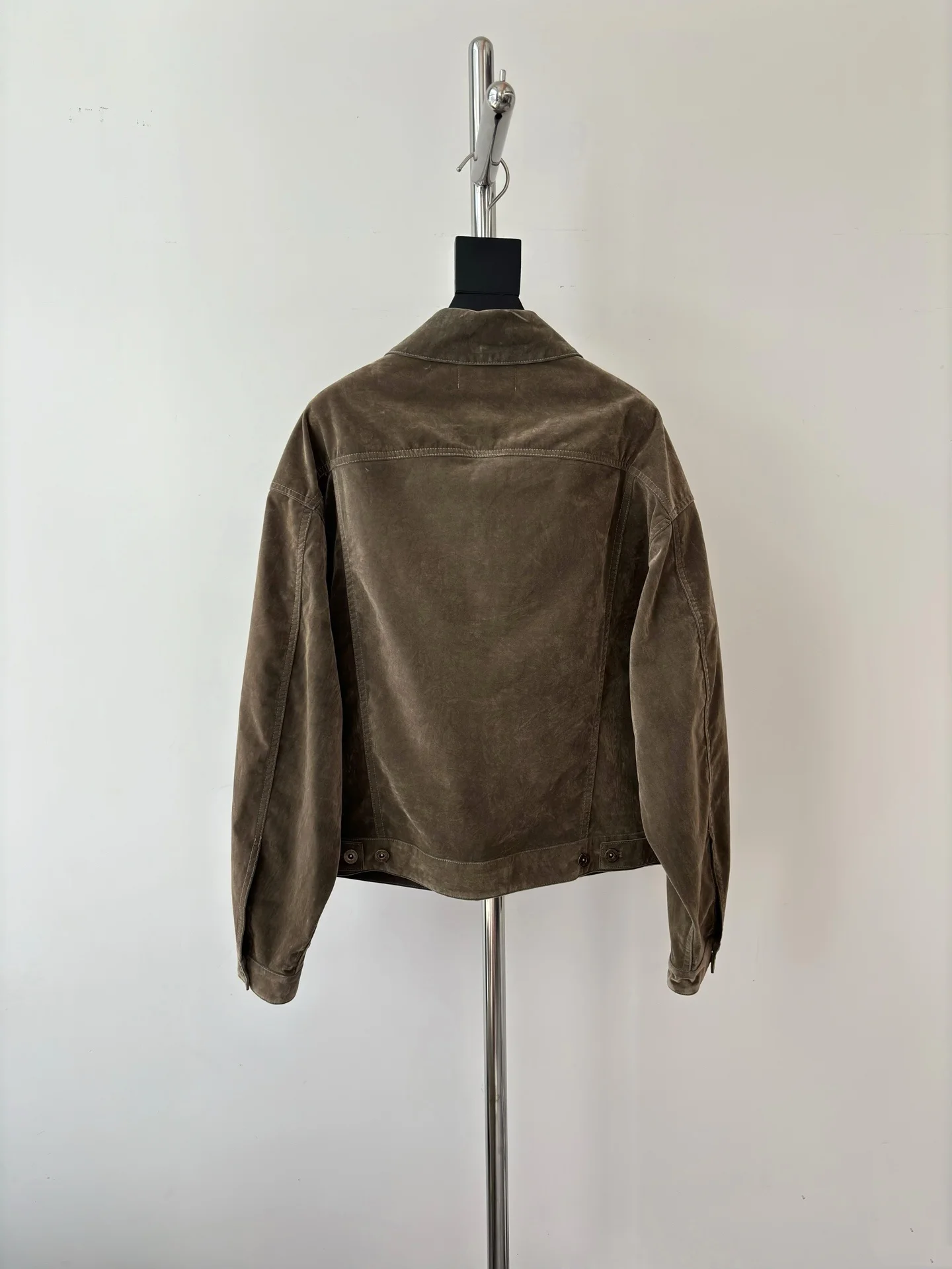 

2025 Autumn New Style Women's Lapel Jacket Simple Casual Handsome Style