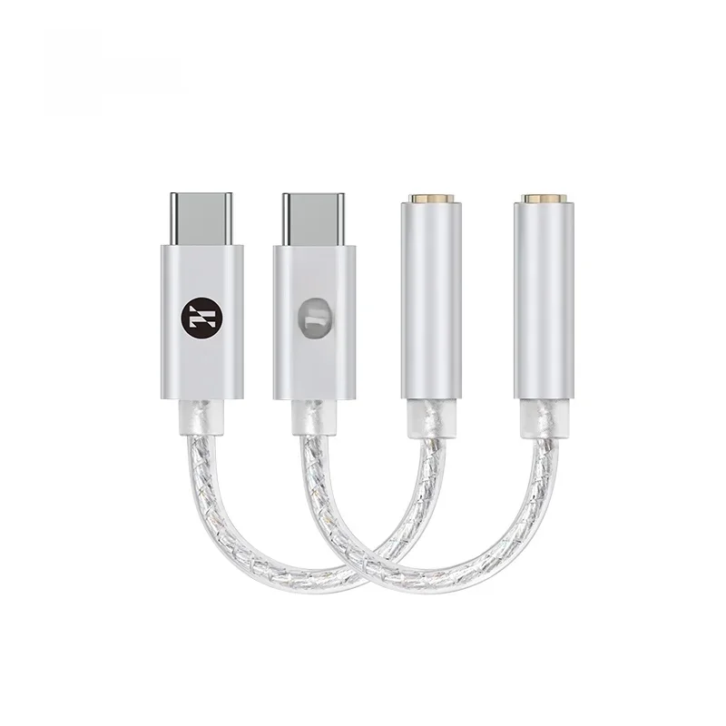 JCALLY JM12 Cyfrowy adapter audio typu C do 3,5 mm KTO2H20 DAC Chip 32bits/384KH DSD128 — zdjęcie produktu 7