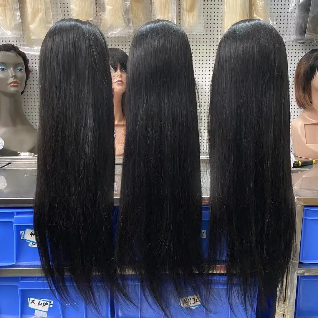 

180 Density Bone Straight Human Hair Wigs 13x6 HD Lace Front Wigs 30 Inch Straight Glueless HD 13x4 closure Wigs For Women