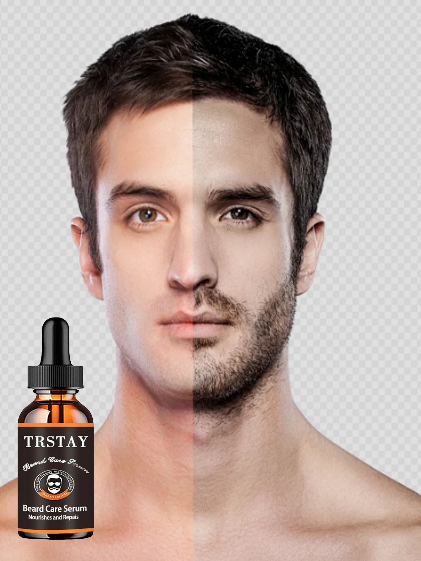 Beard essential oil for thick and fluffy beard care nourishment with multiple size options to choose from for perfect grooming r - Image 3