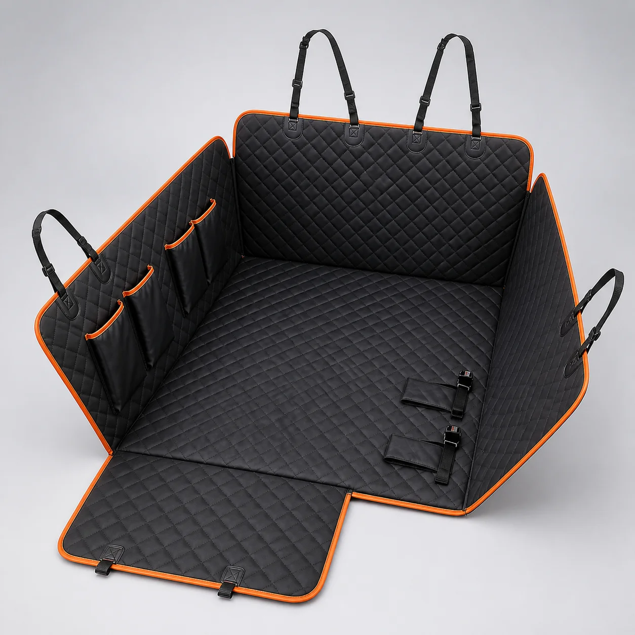 Waterproof Dog Car Seat Cover Scratch-Proof Diamond Quilted Dog Car Seat Cover for Back Seat Trucks SUVs Must Have 2026