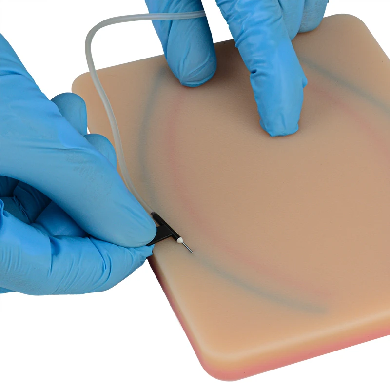 Mit 4 Adern Eingebettet und 3 Haut Schichten Venipuncture IV Injection Training Pad Modell